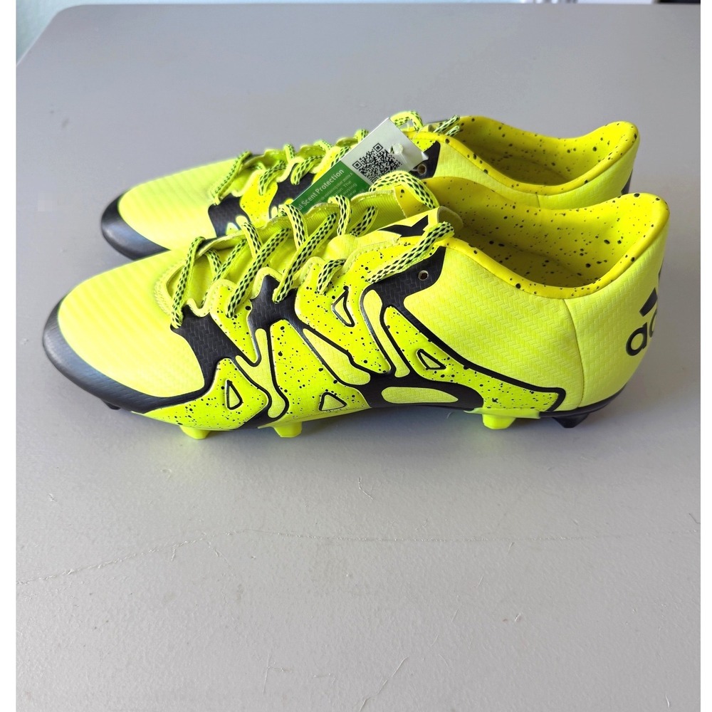 Adidas X 15.3 FG AG Soccer Cleats Solar Yellow Black Mens 8 B27001